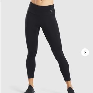Gymshark Black Training Leggings 7/8 Medium
